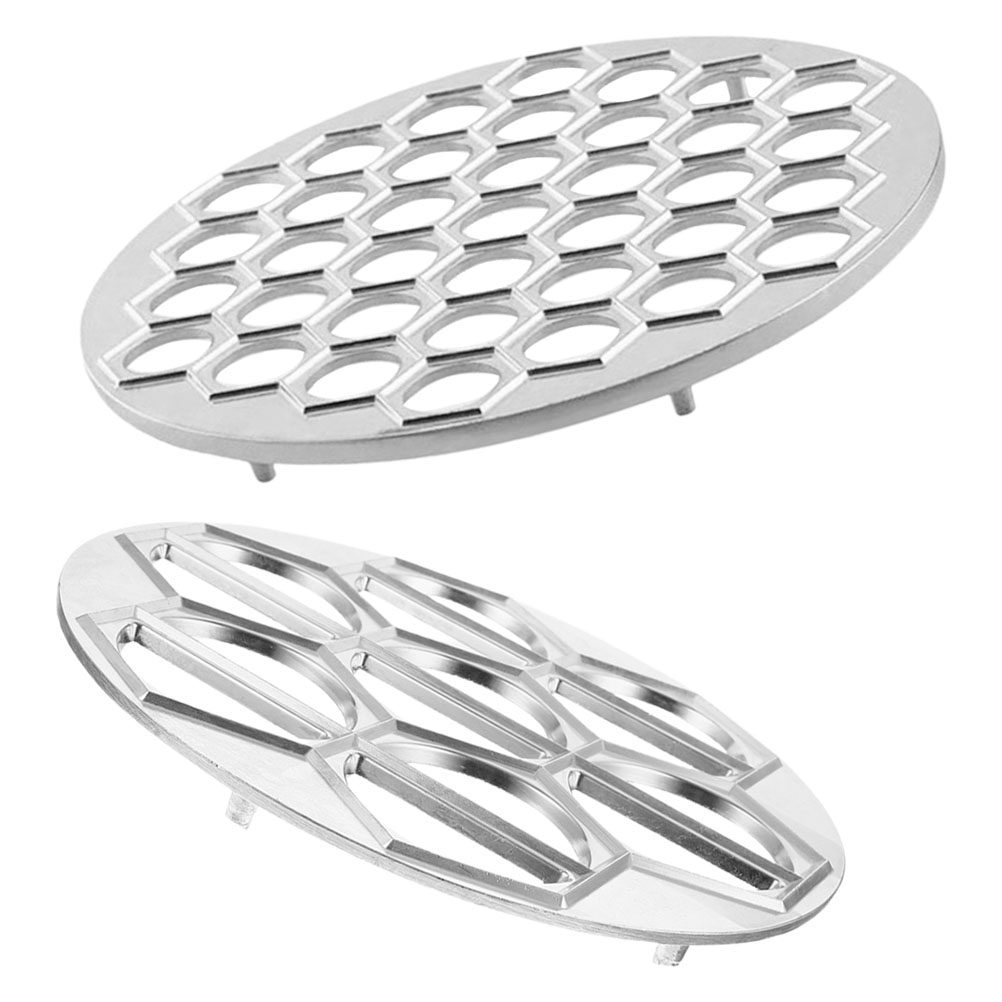 Dumpling Press Set - 2個入り、家庭での食事やパーティーで使える、アルミニウム合金製の餃子型。ラビオリやパスタを作るための道具セット。