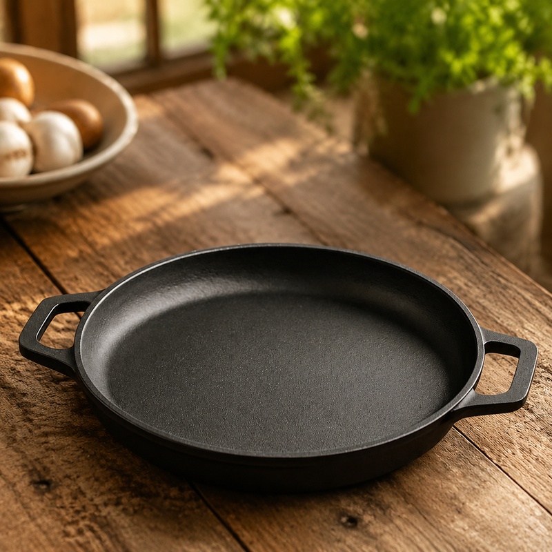 Cast Iron Corn - 頑丈な鋳鉄製フライパン、ノンスティック加工、ステーキ、卵、パンケーキ、野菜の屋内外でのグリルに最適