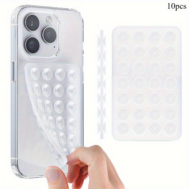 Taco Stand Holder - 10個入り両面シリコン吸盤式スマホホルダー 強力グリップ 防水シャワー対応スタンド ビデオ撮影・写真撮影用
