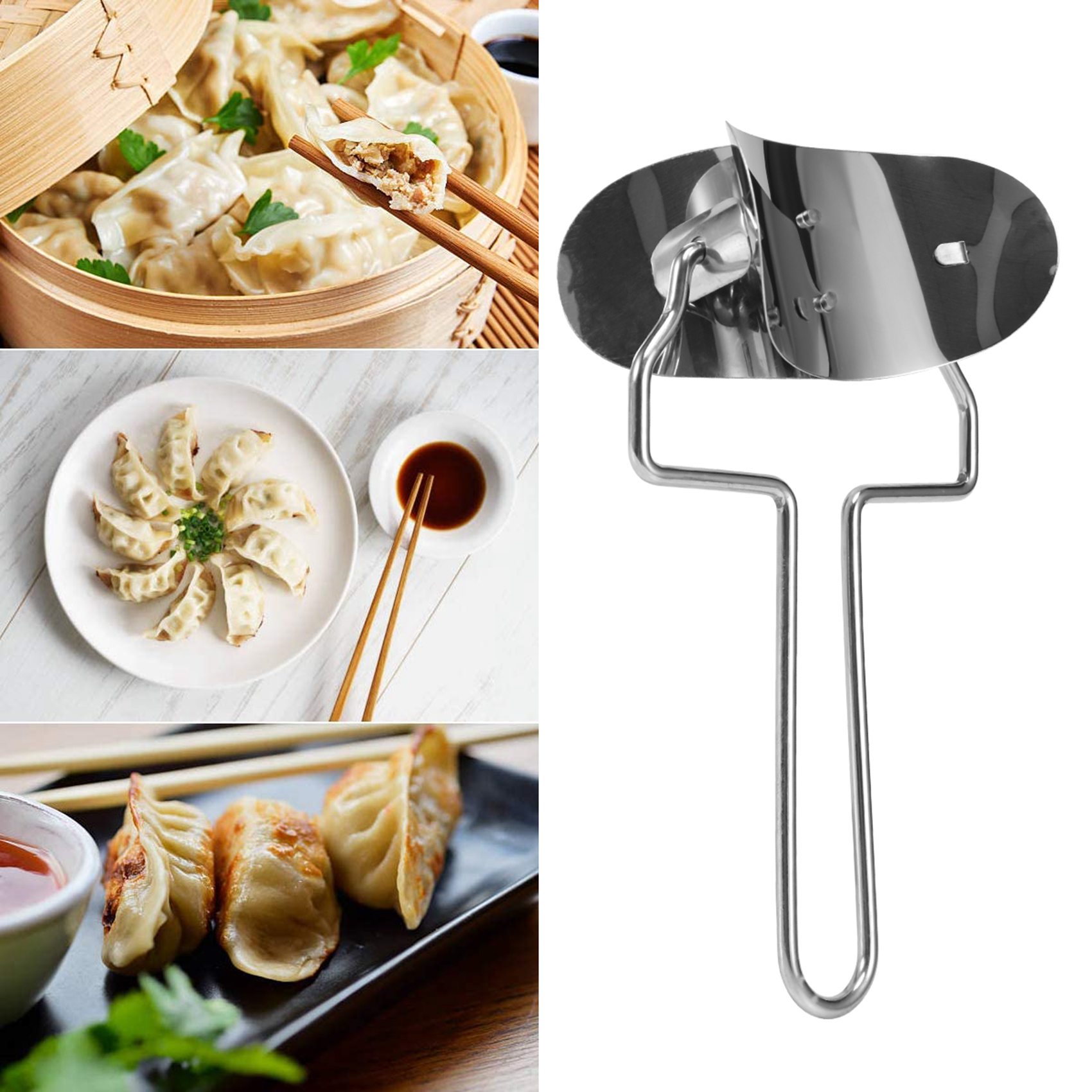 「FAST」餃子メーカー 8点セット。中華風ワンタンや餃子の - Dumpling Press Set のレビューと価格