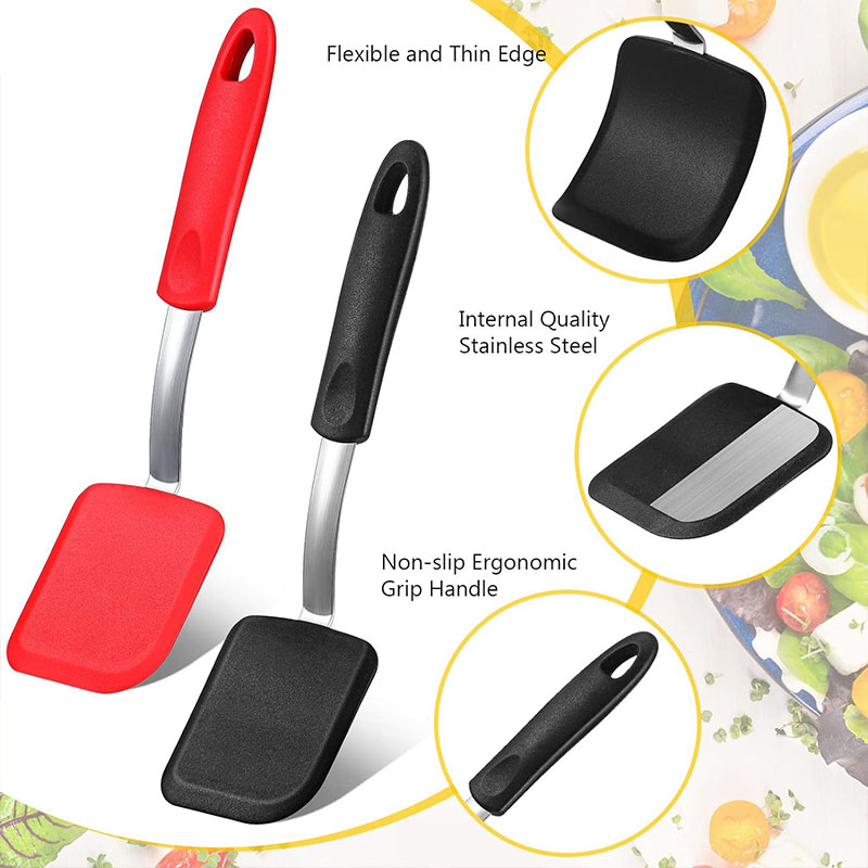 シリコーンクッキースパチュラターナーテフロン加工ミニブラウニ - Okonomiyaki Spatula のレビューと価格