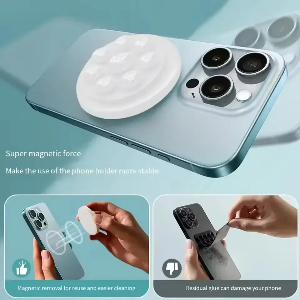 MagSafe対応、磁力吸着式スマートフォンホルダー。シリコ - Taco Stand Holder のレビューと価格
