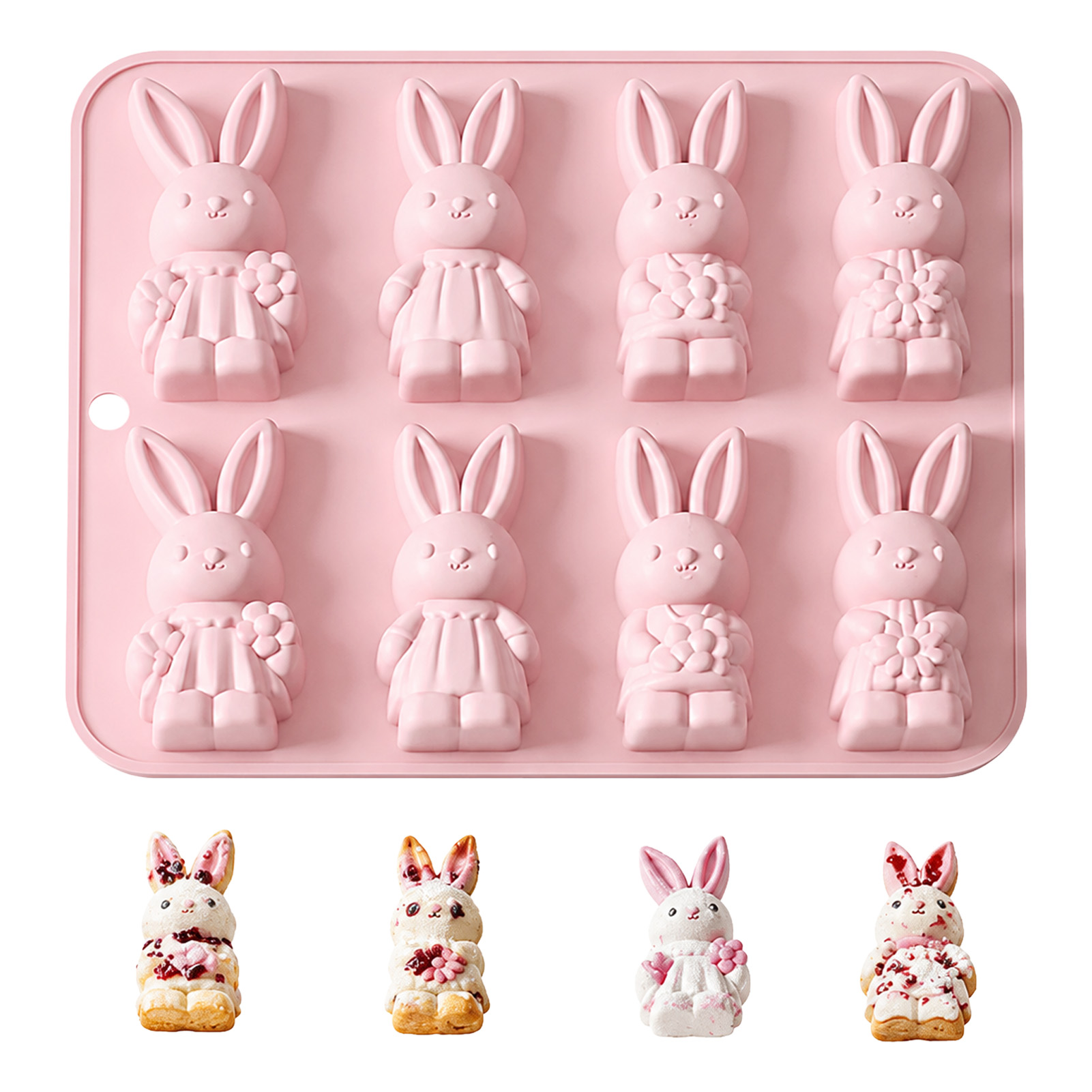 プロフェッショナルケーキ型 バニー型 チョコレートムーストレ - Bunny Cake Mold のレビューと価格