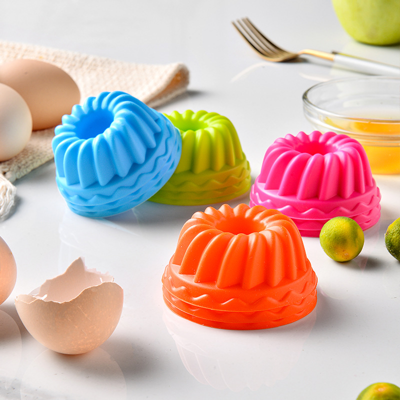 スパイラルシリコンマフィンカップ パンプキン型ドーナツケーキ - Donut Mold Silicone のレビューと価格