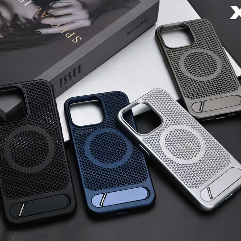 3D中空ハニカム冷却マグネット式iPhone 12/13/1 - Taco Stand Holder のレビューと価格