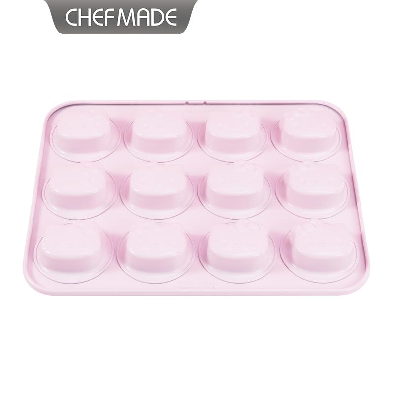 12個入りマフィン型 ハローキティ CHEFMADE ノンス - Donut Mold Silicone のレビューと価格