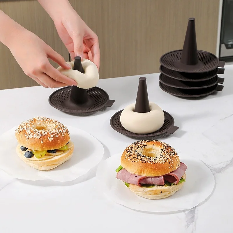 6 個ベーキングモールドパンドーナツパンキッチンシリコーン円 - Donut Mold Silicone のレビューと価格
