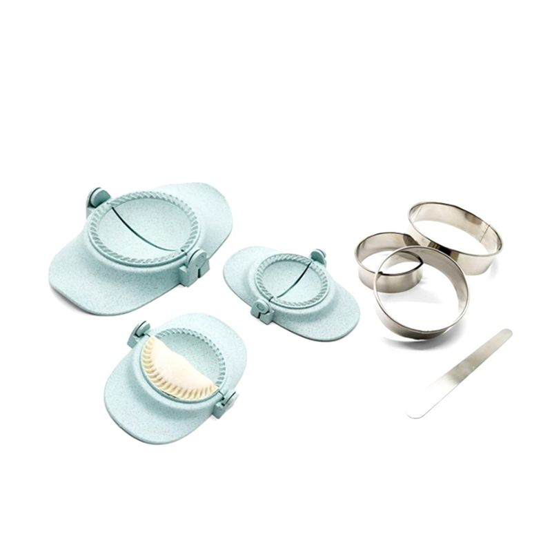 【新商品】在庫あり - 1セットの餃子型とカッター、エンパナ - Dumpling Press Set のレビューと価格